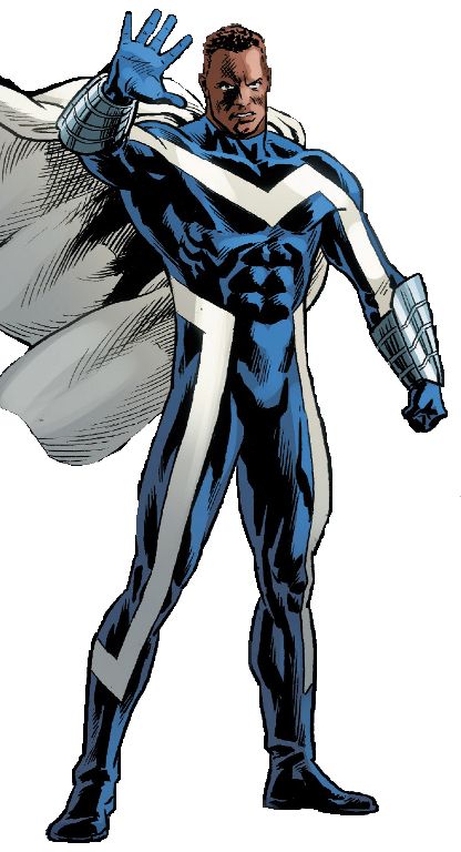 Adam Brashear, Blue Marvel, Superhero Man, Black Heroes, Black Superheroes, Comics Characters, Marvel Database, Black Comics, Marvel Villains