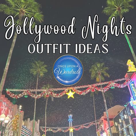 Outfit Ideas & Themes for Disney’s Jollywood Nights Disney’s newest holiday party starts November 9th. And while we are just starting to get settled into fall, NOW is the perfect time to start outfit planning if you’re attending this event! We’ve got outfit ideas inspired by Ollie, Mikey, Tiana, and Jack Skellington! Are you headed to this holiday party at Hollywood Studios? What are you looking forward to the most? #jollywoodnights #disneyparks #disneyoutfit #holidaysatdisney #disneyoo... Disney Jollywood Nights, Disney Formal Night, Jollywood Nights Outfit, What Disney Princesses Would Wear On A Night Out, Disneyland Night, Jollywood Nights, Disney Springs At Night, Disney Apparel, Outfit Planning