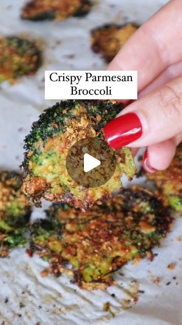 Danielle | San Diego Foodie + UGC Creator on Instagram: "CRISPY PARMESAN BROCCOLI 🥦🧀 I saw @emilyscooking_ make these and immediately wanted to try it 🤤

This is a fun way to eat broccoli and you can serve it as a side dish or just have as a snack!

Here's what you need ⬇️
Broccoli, avocado or olive oil, Parmesan cheese, Italian seasoning mix, a cup or jar to smash with. 

Cut broccoli into pieces and boil a pot of water. Once boiling add a pinch of salt and broccoli to the pot and boil for about 10 minutes. Test a piece of broccoli to make sure it's soft enough to smash. 

Line a sheet pan with parchment paper. Spritz a dab of avocado or olive oil, sprinkle Parmesan cheese and Italian seasoning, smash broccoli on top then add more seasoning and Parmesan cheese. Bake on 400°F for 15-20m Smash Broccoli, Broccoli Chips, Italian Seasoning Mix, Deviled Eggs Recipe Easy, Recipe Appetizers, Parmesan Broccoli, Chicken Pot Pie Soup, Cheese Bake, Instagram Recipes