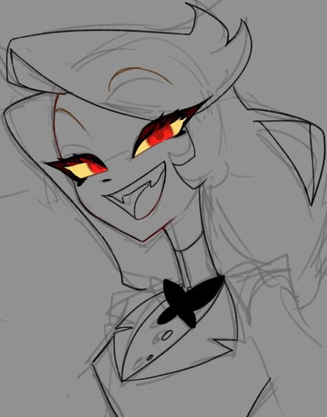 Charlie Morningstar Hazbin Hotel Demon Form, Hasbin Hotel Oc Base, Hazbin Hotel Oc Base Pose, Hazbin Hotel Drawings Pencil, Hazbin Hotel Charlie Demon Form, Hazbin Hotel Art Style, Hazbin Hotel Sketches, Charlie Demon Form, Hazbin Hotel Drawing Base