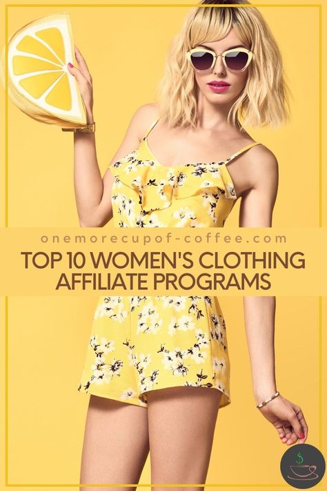 Don't miss on the billion-dollar women's clothing industry and start working these women's clothing affiliate programs into your fashion related website. Monetize your knowledge in fashion by providing your audience with all the resources they could possibly need to update their wardrobe. #affiliates #online #income Fashion Affiliate Programs, Eco Project, Marketing Clothing, Hair Caramel, Balayage Hair Caramel, Clothing Industry, Potty Train, Wind Energy, Income Ideas