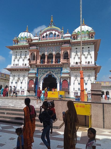 Nepal janakpur Durga Ji, Nepal, Taj Mahal, Louvre, Places To Visit, Building, Travel, Quick Saves