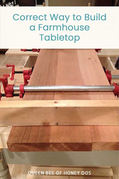 Farmhouse Table Top Diy, Best Wood For Table Top, Build A Kitchen Table, Build Farmhouse Table, How To Build A Farmhouse Table, Rustic Kitchen Table Farmhouse Style, Homemade Tables Wood, Farmhouse Table Legs Diy, Table Tops Ideas