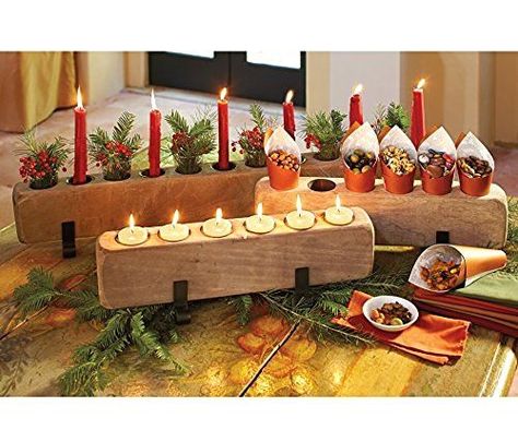 Christmas Sugar Mold, Sugar Mold Centerpieces, Sugar Molds Decor, Wooden Sugar Molds, Wood Sugar Mold, Sugar Mold Candle Holder, Christmas Centrepieces, Christmas Decorations Centerpiece, Sugar Mold