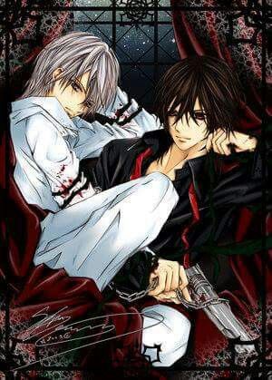 Yaoi- Zero x Kaname Yuki And Kaname, Vampire Knight Zero, Vampire Knight Kaname, Zero Kiryu, Matsuri Hino, Kaname Kuran, Vampire Knights, Dengeki Daisy, Vampire Boy