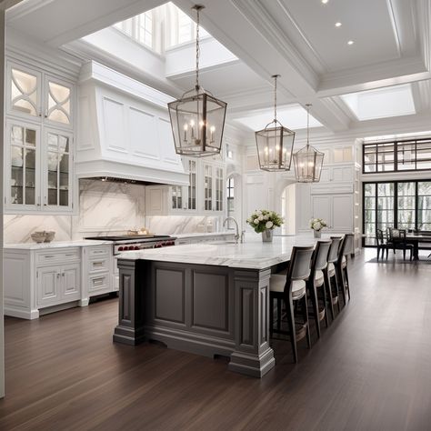 Cafehailee - Beloved culinary panorama 😘🥰🥰 Kitchen Ideas Luxury, Pantry Door Ideas, Home Wet Bar, Kitchens Design, Dream Life House, Room Makeovers, Dream Kitchens Design, Kitchen Transformation, Casas Coloniales