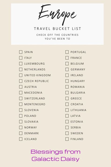 Over 30 countries to check off from this list. Country Bucket List, Good Day Song, Prison Break, Spain And Portugal, Travel List, Packing Tips For Travel, Travel Diary, Travel Book, Travel Bucket List