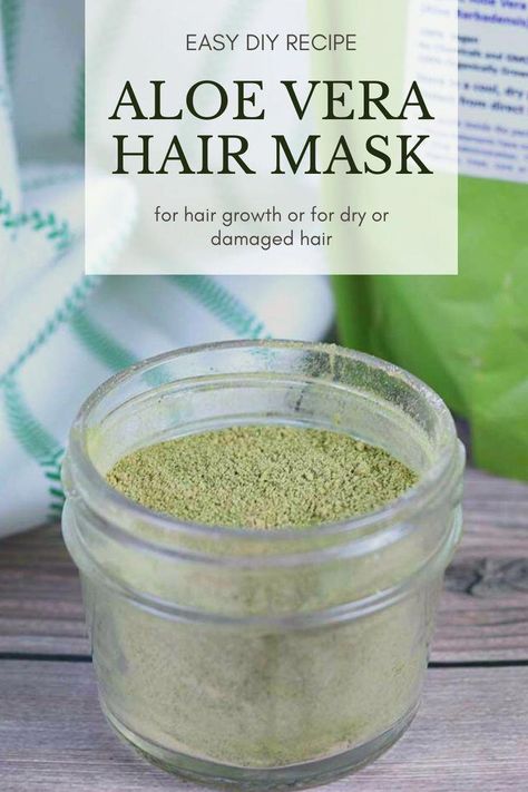 #NutritionForGoodHealth Diy Hair Care Recipes, Aloe Vera Hair, Aloe Vera Hair Mask, Aloe Vera Powder, Moringa Powder, Hair Mask For Damaged Hair, Hair Care Recipes, Homemade Hair, Aloe Vera For Hair