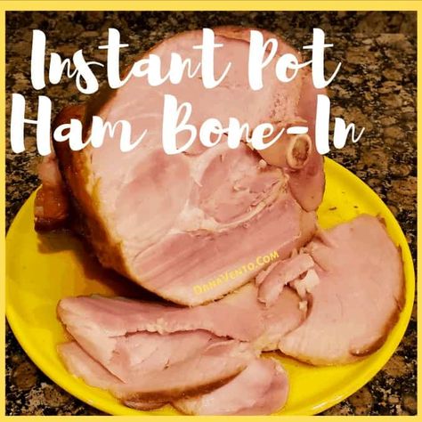 Instant Pot Ham Recipe, Bone In Ham, Instant Pot Ham, Instapot Meals, Whole Ham, Ip Recipes, Honey Glazed Ham, Spiral Ham, Honey Baked Ham