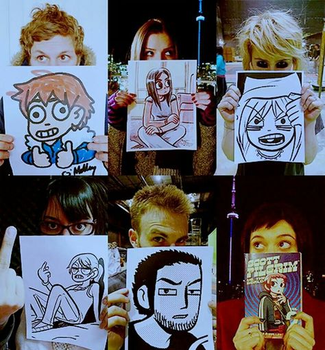 Scott Pilgrim vs. The World actors with their characters Scott Pilgrim Vs The World Ramona Pfp, Scott Pilgrim Vs The World Art, Scott Pilgrim Vs The World Ramona, Scott Pilgrim Vs The World Movie, Scott Pilgrim Inspired Outfits, Scott Pilgrim Vs The World Comic, Scott Pilgrim Vs The World Pfp, Scott Pilgrim Outfits, Pilgrim Outfit