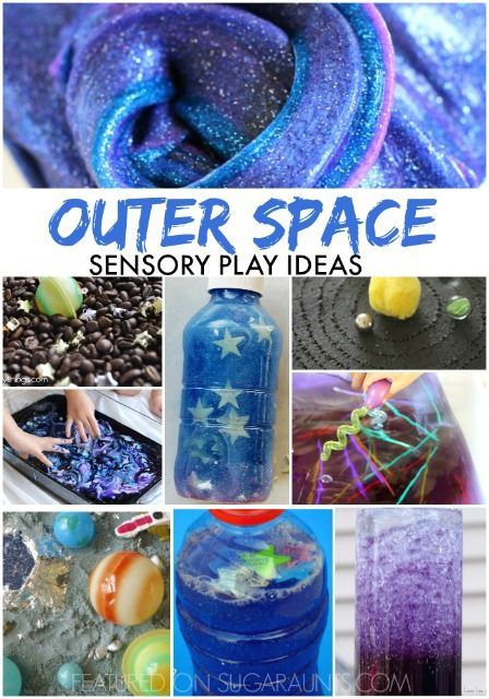 Galaxy and Outer Space Sensory Activities Hyperlexia Activities, Space Sensory Activities, Outer Space Sensory, Space Sensory, Outer Space Activities, Space Preschool, Sensory Bags, Space Unit, Sensory Diet