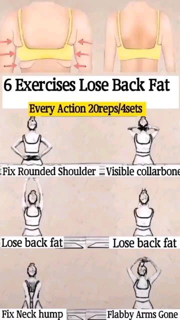 Lose Arm Fat Fast, Lose Back Fat, Yoga Facts, Lose Arm Fat, Makeup Tip, Easy Exercises, Arm Fat, Quick Workout Routine, Back Fat