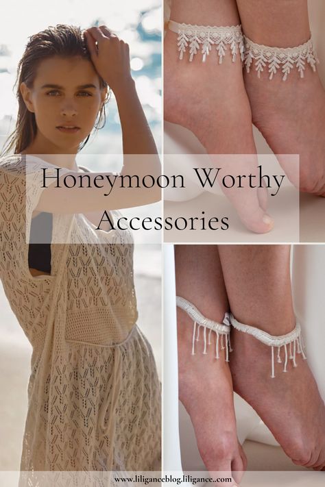 Pack these accessories for your honeymoon to continue feel like a bride on your honeymoon! Let's connect on Ig for more wedding related inspo @liligancebridal #beachwedding #honeymoon #honeymoonoutfit Country Honeymoon Ideas, Honeymoon Beach Photos, Wedding Linger Honeymoon, Inexpensive Honeymoon Ideas, Honey Moon Locations, Honeymoon Inspiration, Honeymoon Style, Dream Honeymoon, Honeymoon Locations