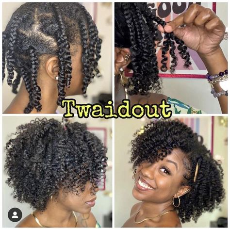 The volume and length of a braid out with the curly ends of a twist out?!?! Sounds like a win to me Braids With Twist At The End Natural Hair, Chunky Braid Out, Celebrity Hair Colors, Girls Natural Hairstyles, 4c Natural, 4c Natural Hair, Braid Out, Natural Styles, Twist Out