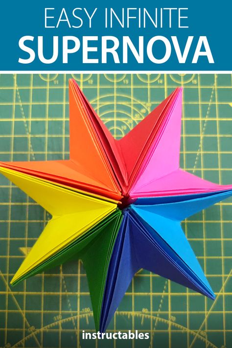 Paper Folds Design, Folding Paper Crafts Easy, Space Paper Craft, Oragami Toys, Square Paper Crafts, Cool Origami Easy, Infinite Origami, Space Origami, Paper Folding Crafts For Kids