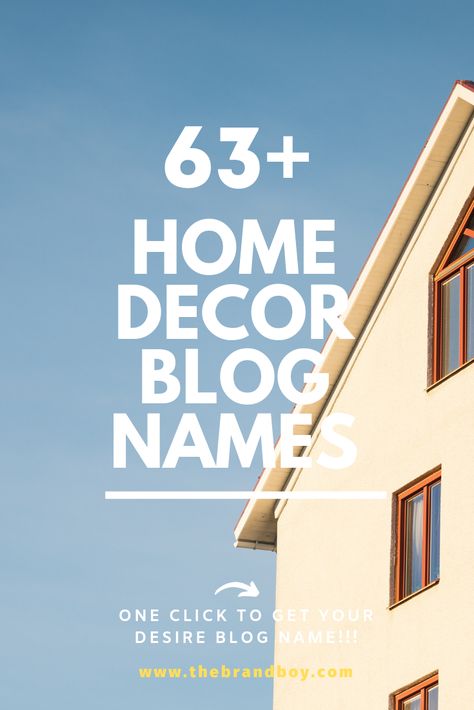 Home Decor Names Ideas, Home Decor Business Names Ideas, Interior Design Names Ideas, Blog Name Ideas, Aesthetic Names For Instagram, Store Names Ideas, Design Company Names, Home Decor Business, Shop Name Ideas