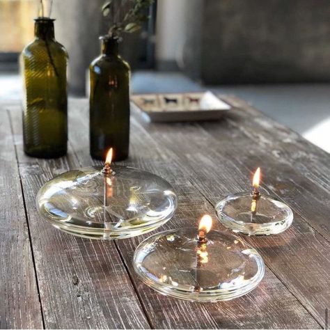 Olive oil candle