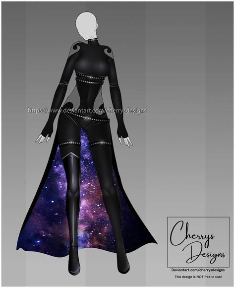 Animated Clothing, Galaxy Outfit, Galaxy Style, Fashion Design Template, Outfits Female, Galaxy Fashion, Clothing Sketches, Clothing Design Sketches, Cyberpunk Fashion