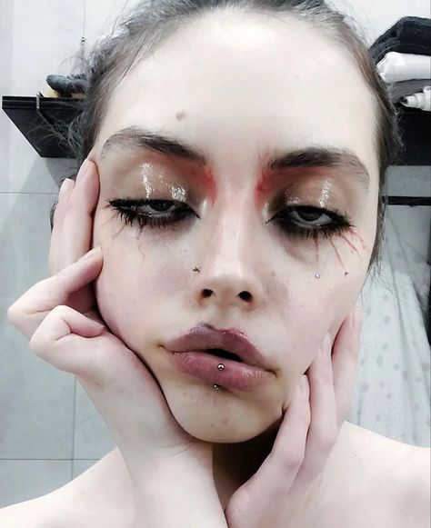 Funky Makeup, Vampire Bride, Drag Make-up, Alt Makeup, Swag Makeup, Alternative Makeup, Photographie Portrait Inspiration, Being Creative, Dope Makeup