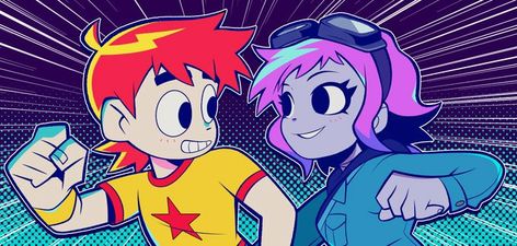 Scott And Romana, Scott Pilgrim And Romana Flowers, Ramona Flowers Banner, Bryan Lee O Malley, Scott Pilgrim Comic, Ramona Flowers, Scott Cawthon, Scott Pilgrim Vs. The World, Nickelodeon Cartoons