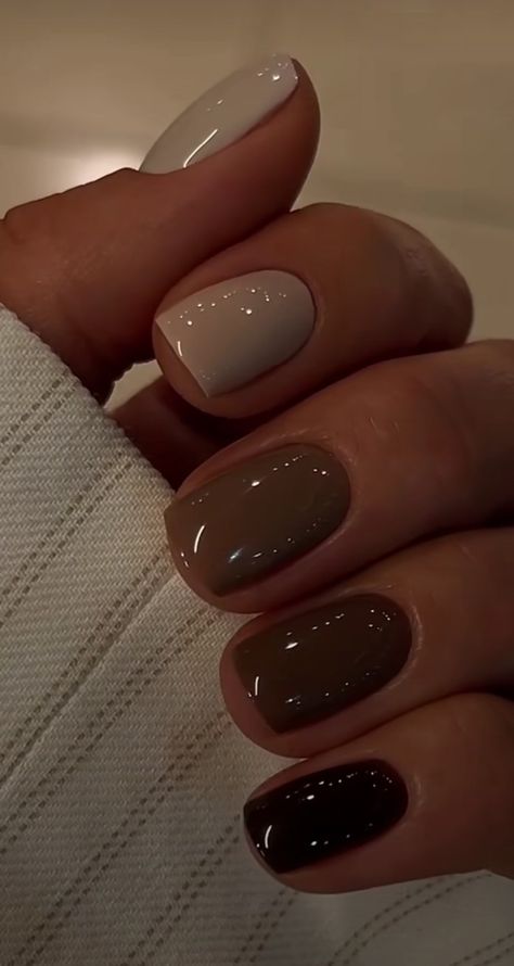 Shellac Nails Fall, Kutek Disney, Manikur Kuku, November Nails, October Nails, Nagel Tips, Smink Inspiration, Classy Acrylic Nails, Winter 23