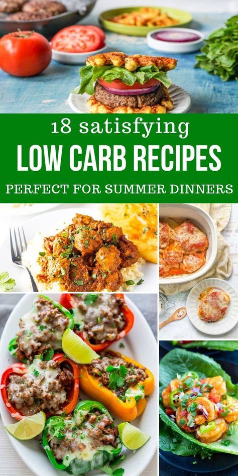 Check out these easy Low Carb Recipes for your summer needs. Tasty, light and refreshing low carb meals the whole family will enjoy. #lowcarb #summer #recipes #easy #light #fresh #chicken #seafood #groundbeef Summer Recipes Easy, Easy Low Carb Recipes, Summer Needs, Low Carb Meals, Easy Summer Dinners, Low Carb Meal Prep, Healthy Summer Dinners, Low Carb Meal Plan, Summer Recipes Dinner