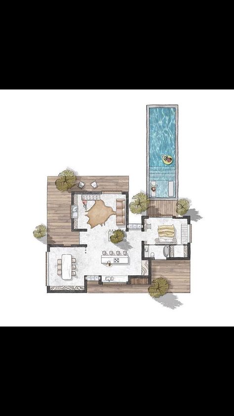 Resort Cottage, Resort Design Plan, Wall Design Modern, Jungle Resort, Retreat House, Homes Modern, Modern House Exterior Design, Resort Design, Cottage Interior