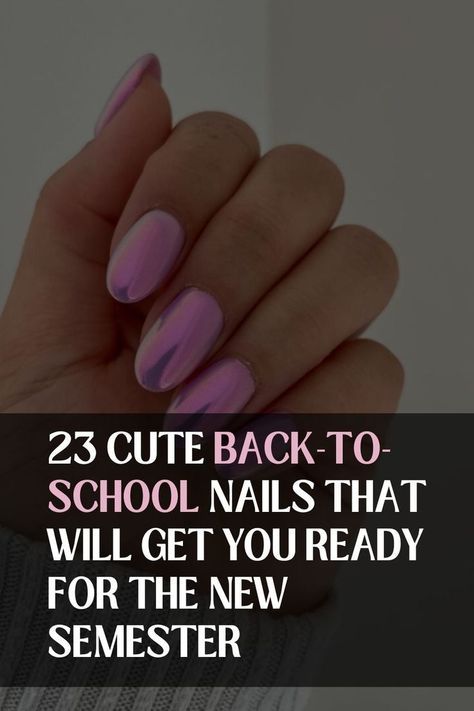 New Semester, Back To School Nails, Spring Nail Designs, School Nails, School Season, Boost Your Confidence, Spring Nail, Nail Designs Spring, When You Love