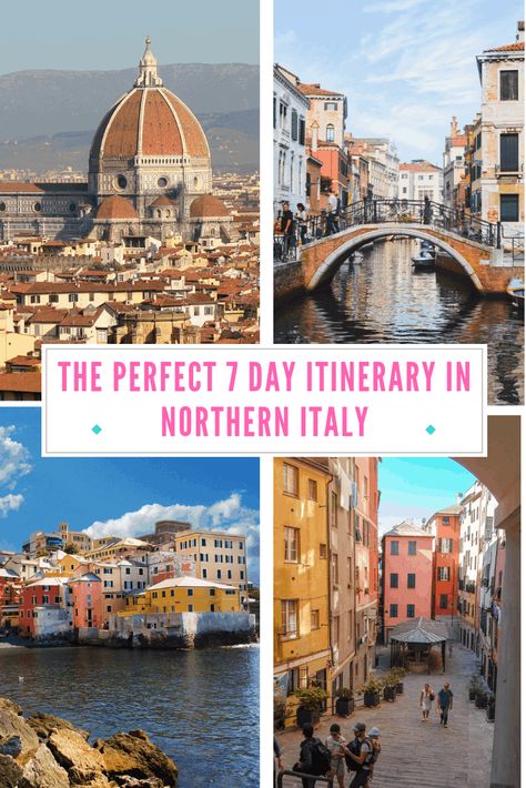 7 Days In Italy, Northern Italy Itinerary, Villa In Italy, Holiday In Italy, Italy Culture, North Italy, Italy Destinations, Things To Do In Italy, Italy Itinerary