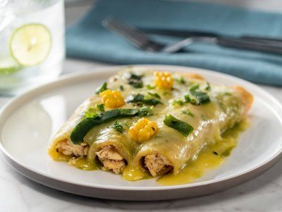 Enchiladas Poblanas, Enchiladas Suizas, Chile Poblano, Queso Manchego, Chicken Dinners, Tex Mex Recipes, Enchilada Recipes, Mexican Dishes, Tex Mex