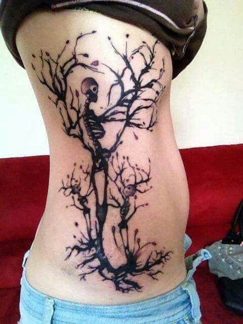 Skeletons in tree mother and children Skeleton Tree, Tattoo Son, 16 Tattoo, Family Tree Tattoo, Marvel Tattoos, Skeleton Tattoos, Amazing Tattoos, Small Meaningful Tattoos, Wolf Tattoo Design