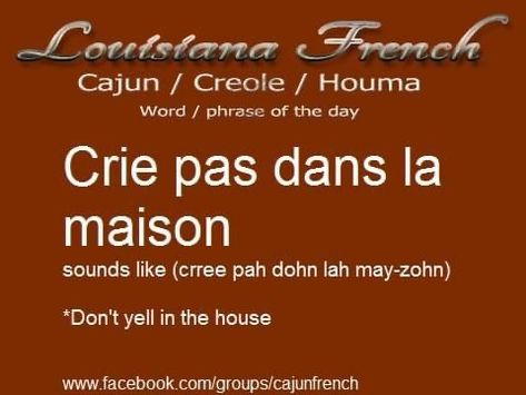 Louisiana Creole Language, Creole French, Creole Language, French Idioms, Mardi Grad, Useful French Phrases, Cajun French, Learn To Speak French, French Basics