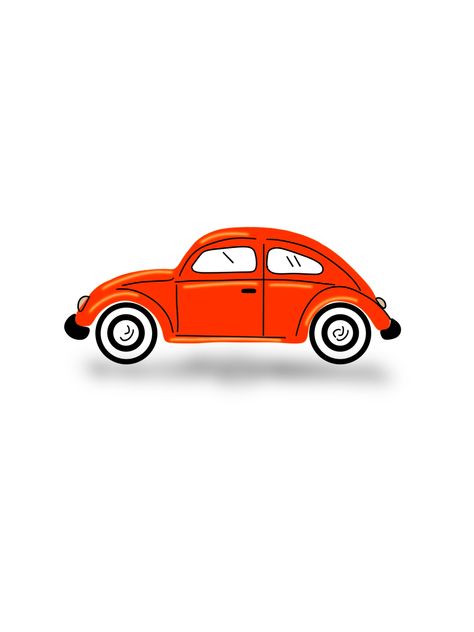 Vw Beetle Illustration, Beetle Illustration, Beetle Car, Volkswagen Bug, Bug Art, Vintage Vw, Vw Bug, Vw Beetles, Volkswagen