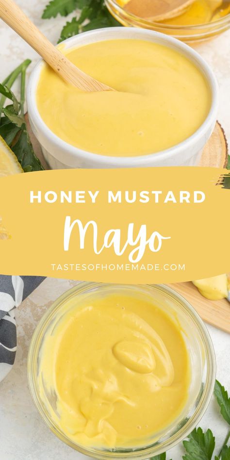 Honey Mustard Mayonnaise, Honey Mayo Dressing, Honey Mustard Mayo Sauce, Honey Mustard For Sandwiches, Honey Mustard Slaw, Mustard Sauce For Ham, Mustard Recipes, Sandwich Spreads, Honey Mustard Dip