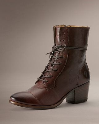 Women's Leather Booties - Find Women's Ankle Boots | The Frye Company Oxford Boots Women's, Vintage Leather Boots, Leather Boots For Women, Womens Leather Booties, Women's Leather Boots, Lace Up Boots Women, The Frye Company, Oxford Boots, Leather Lace Up Boots