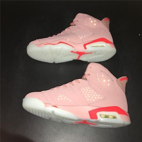 Air Jordan 6 PINK Paris Germanic 3 Check more at https://semistore.us/air-jordan-6-pink-paris-germanic-3-7762 Nike Shoes Women Fashion, Pink Jordans, Gifts For Gf, Nike Air Jordan 6, Jordan 7, Air Jordan 6, Nike Sb Dunks, Jordan 6, Nike Shoes Women