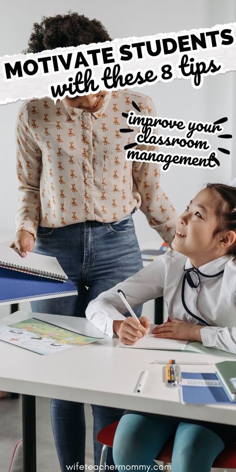 improve your classroom management skills with these 9 tips for motivating students Motivating Students, How To Motivate, Education Inspiration, A Thought, Student Motivation, How To Work, Elementary Education, Management Skills, Upper Elementary