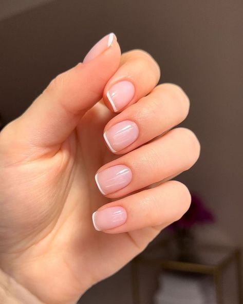 What’s your favourite French Manicure style? We love this micro French by @brionyannmorffew 🇫🇷 | Instagram