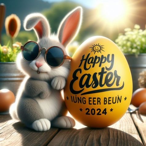 Happy Easter 2024 Happy Easter 2024, Happy Easter Gifs Images, Happy Easter Gif, Happy Easter Sunday, Eggs In A Basket, Easter 2024, Easter Messages, Happy Easter Wishes, Gif Images