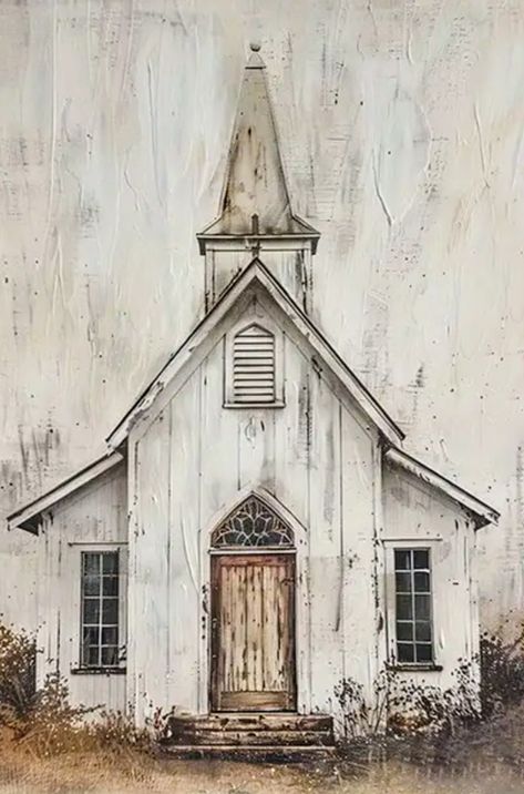 Painting Churches On Canvas, Pictures Of Churches Free Printable, Country Churches Pictures, Watercolor Churches Simple, Church Paintings Ideas, Church Paintings On Wood, Church Drawing Sketch, Old Church Paintings, Church Painting On Canvas