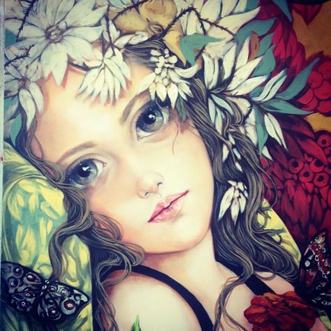 Mónica Fernández Monica Fernandez, Portrait Male, Artistic Pictures, Book Page Art, Big Eyes Art, Romantic Art, Eye Art, Whimsical Art, Face Art