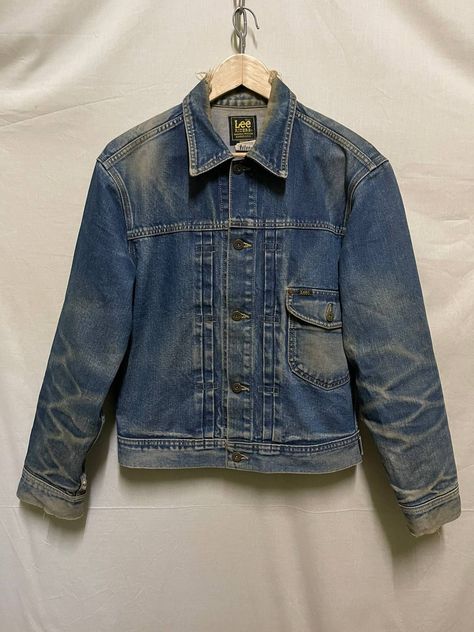 Edwin Lee Trucker Jacket Type-1 Vintage Distressed | Grailed Types Of Jackets, Men's Outerwear, Trucker Jacket, Mens Outerwear, Type 1, Vintage Men, Denim Jacket