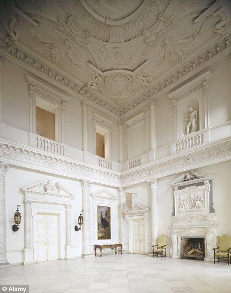 Dozens of firefighters battle blaze at 18th century property Marble Hall, Ceiling Inspiration, Ceilings Ideas, White Mansion, Guildford Surrey, Surrey England, Architecture Company, British Architecture, Classic Interiors