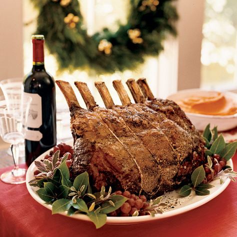 7 Showstopping Prime Rib Roasts to Make for Christmas Crown Roast Of Pork, Crown Roast, Rice Dressing, Dinner Christmas, Prime Rib Roast, Recipes Christmas, Rib Roast, Prime Rib, Signature Dishes