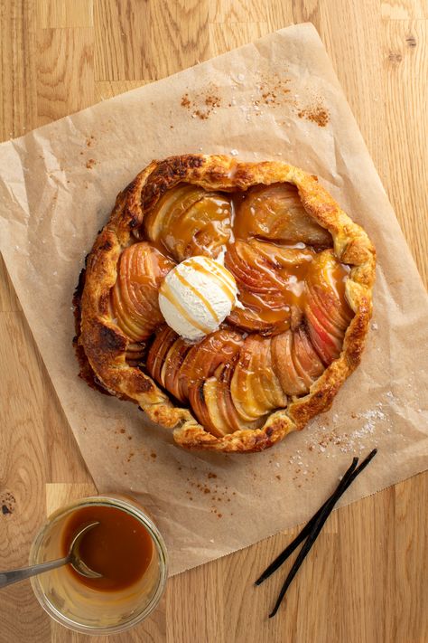 Apple Galette - The Mad Table Apple Tarte Tatin Recipe, Tarte Tatin Recipe, Apple Galette, Christmas Specials, Apple Treat, Pies & Tarts, Pastry Dough, Fall Baking, Oui Oui