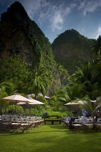 Hotel Thailand, Lawn Wedding, Thailand Honeymoon, Wedding Renewal, Wedding Destinations, Krabi Thailand, Thai Wedding, Thailand Hotel, Honeymoon Destinations