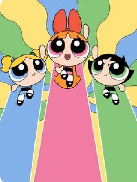 The Powerpuff Girls Wallpaper, Powerpuff Kızları, Dorm Room Posters, Powerpuff Girls Cartoon, Dorm Room Wall Art, Powerpuff Girls Wallpaper, Karakter Sanrio, Feminist Icons, Girls Wallpaper