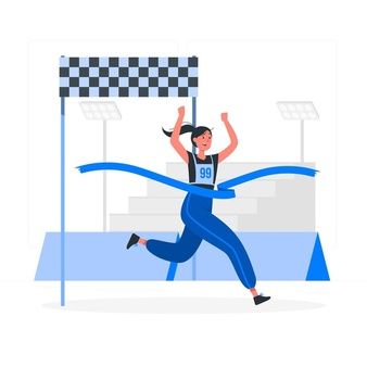 Premium Vector | Marathon runners, sport winner at finish, athlete race, competition in city jogging and run cartoon illustration. Finish Line Illustration, Running Competition, Line Concept, Illustration Story, Fitness Art, Isometric Illustration, Concept Illustration, Conceptual Illustration, Creative Flyers