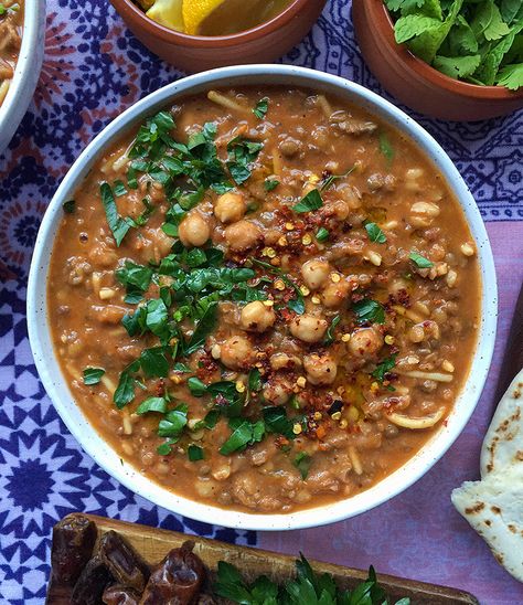 Moroccan Harira Soup Recipe for a Hearty Comforting Chickpea Lentil Soup. Copyright © 2024 Terence Carter / Grantourismo. All Rights Reserved. Lentil Chickpea Soup, Chickpea Lentil, Harira Soup, Moroccan Soup, Portugal Wine, Moroccan Dishes, Comforting Soup, Chickpea Soup, Soup Kitchen