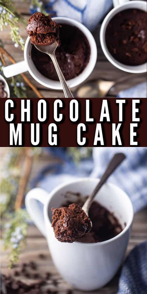 Mug Cake Micro Onde, Moist Chocolate Mug Cake, Easy Chocolate Mug Cake, Chocolate Mug Cake Recipe, Microwave Chocolate Cakes, Cake Microwave, Easy Mug Cake, Microwave Cake, Mug Cake Recipe